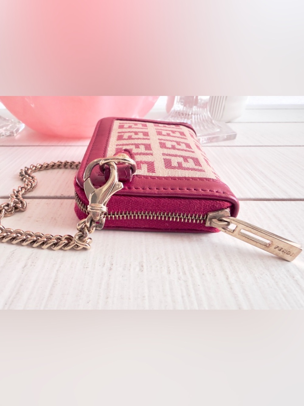 Rare Fendi Chain Card Wallet - Picture 6 of 10